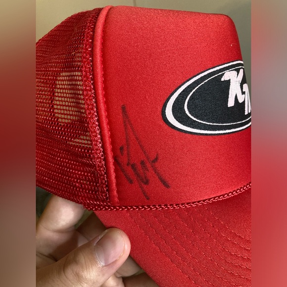 Kip Moore Autographed Red Trucker Hat - Picture 2 of 4